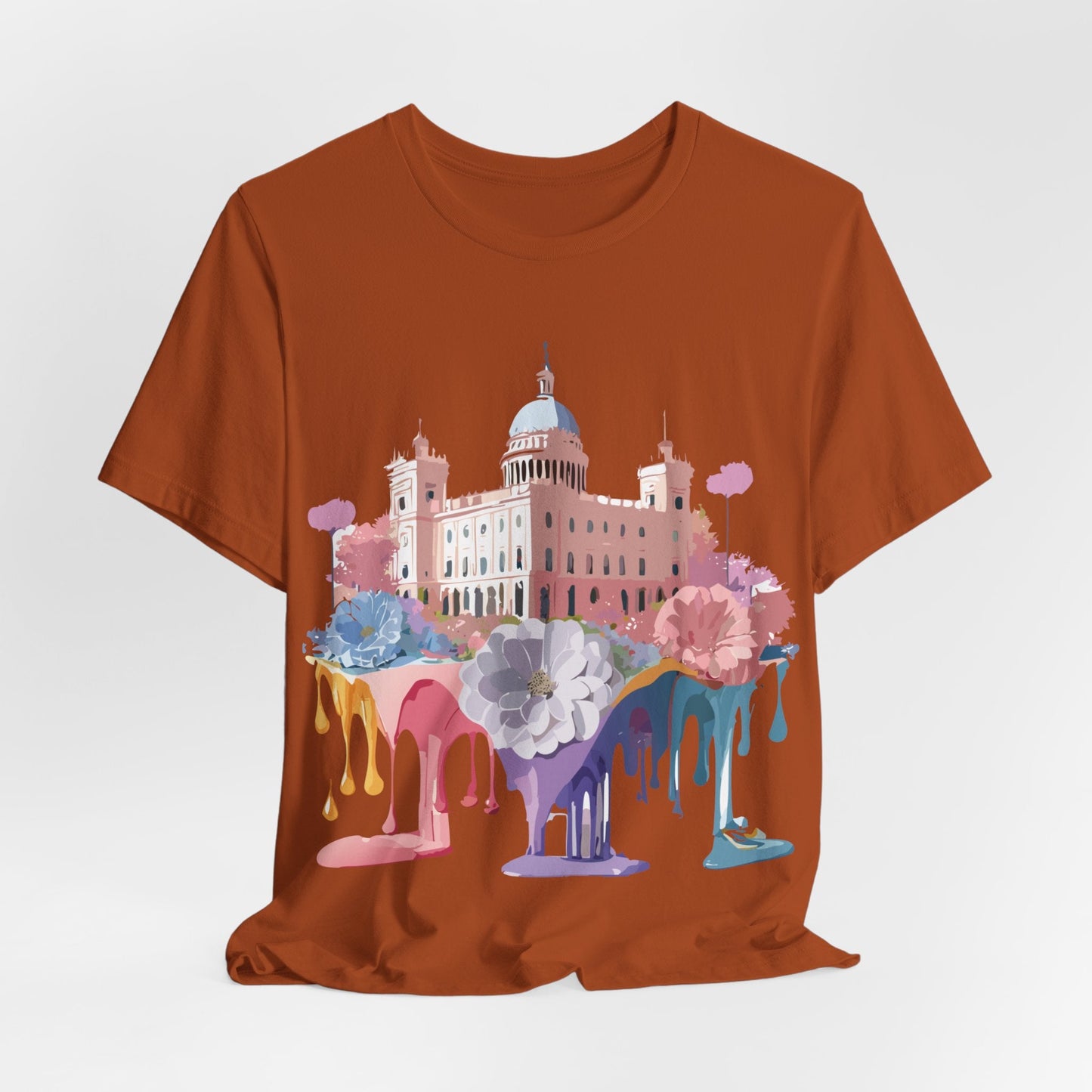 Madrid Tourist Shirt Graphic Tee Unisex Vintage Inspired Artwork By Adelpha Premium Streetwear