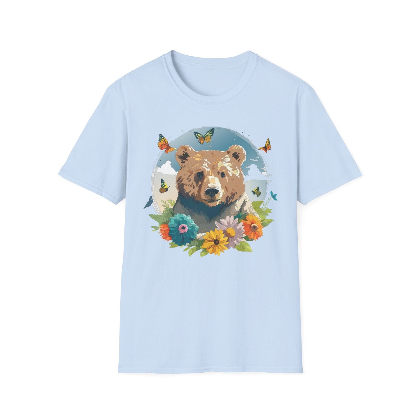 Bear T Shirt Unisex Teddy Bear Tee Softstyle 64000 Ring Spun Cotton Tee Lightweight Breathable