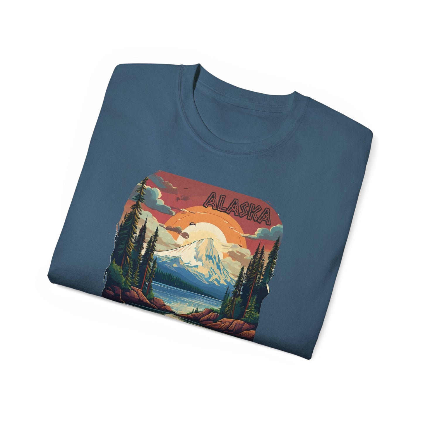 Alaska Graphic Unisex Cotton T‑Shirt 3