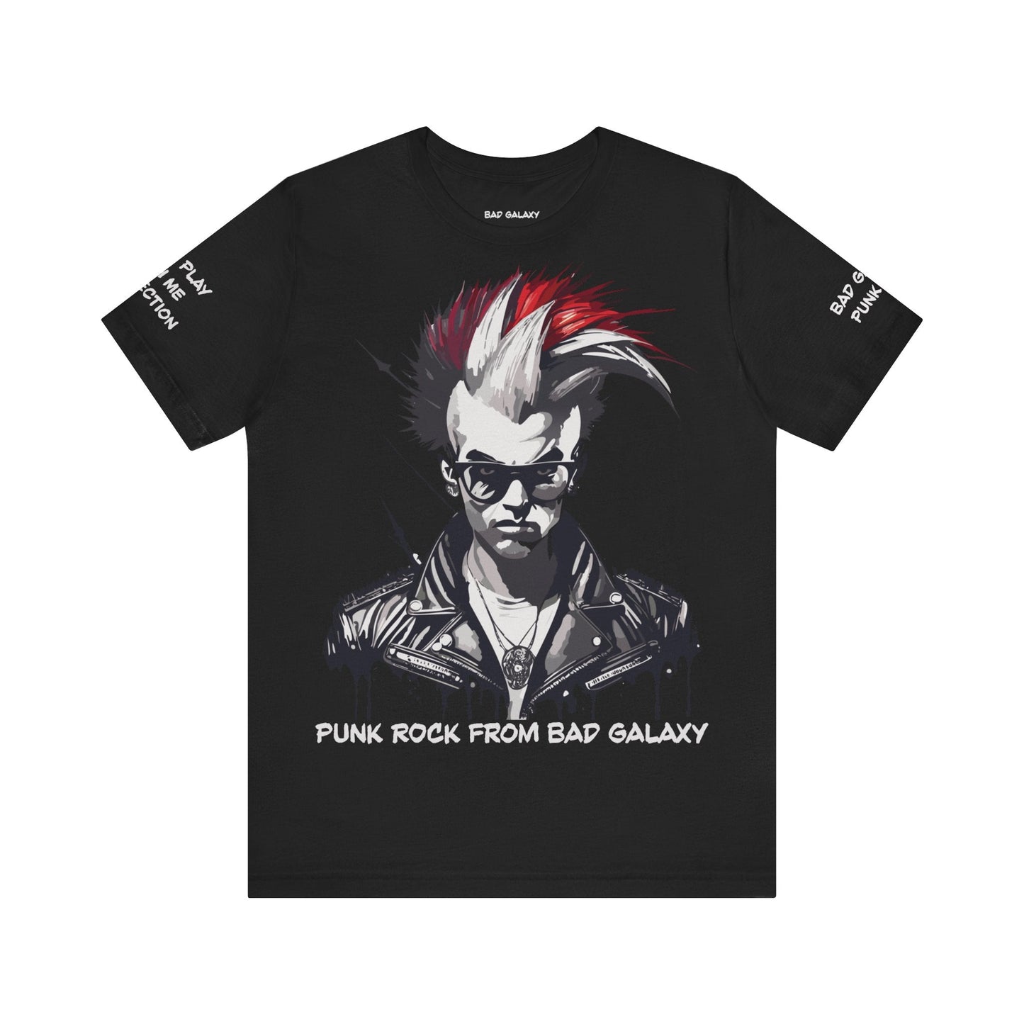 Punk Rock Tee Shirt Made In USA 100 Percent Cotton Eco Friendly Inks Durable Stitching
