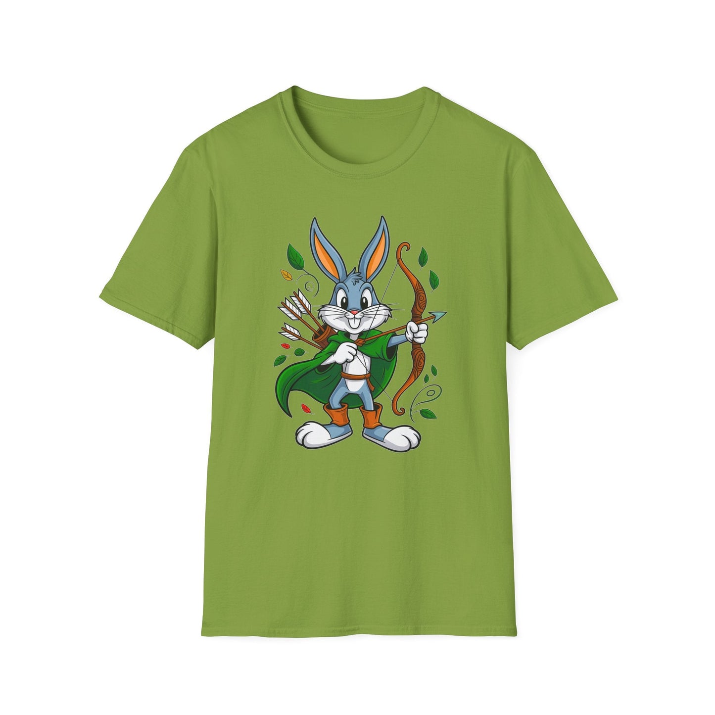 Bugs Bunny T Shirt Unisex Gildan Softstyle 100 Percent Ring Spun Cotton Cartoon Shirt Graphic