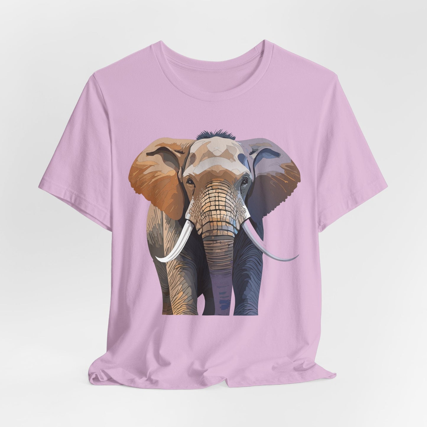 Unisex Animal Art Design Tee Shirt With Wildlife Animals Short Sleeve Everyday Comfort