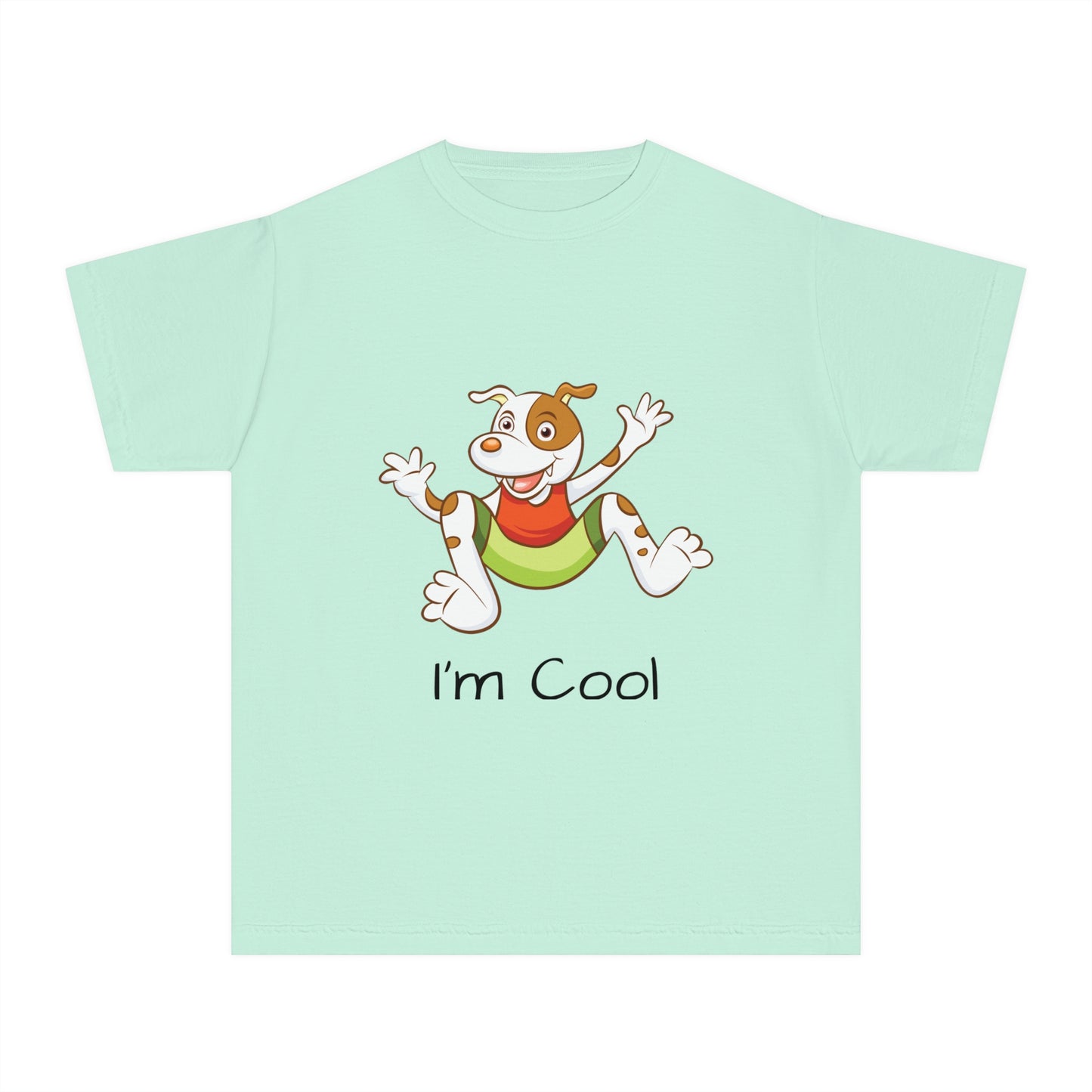 Youth Tee Shirt with Cool Dog