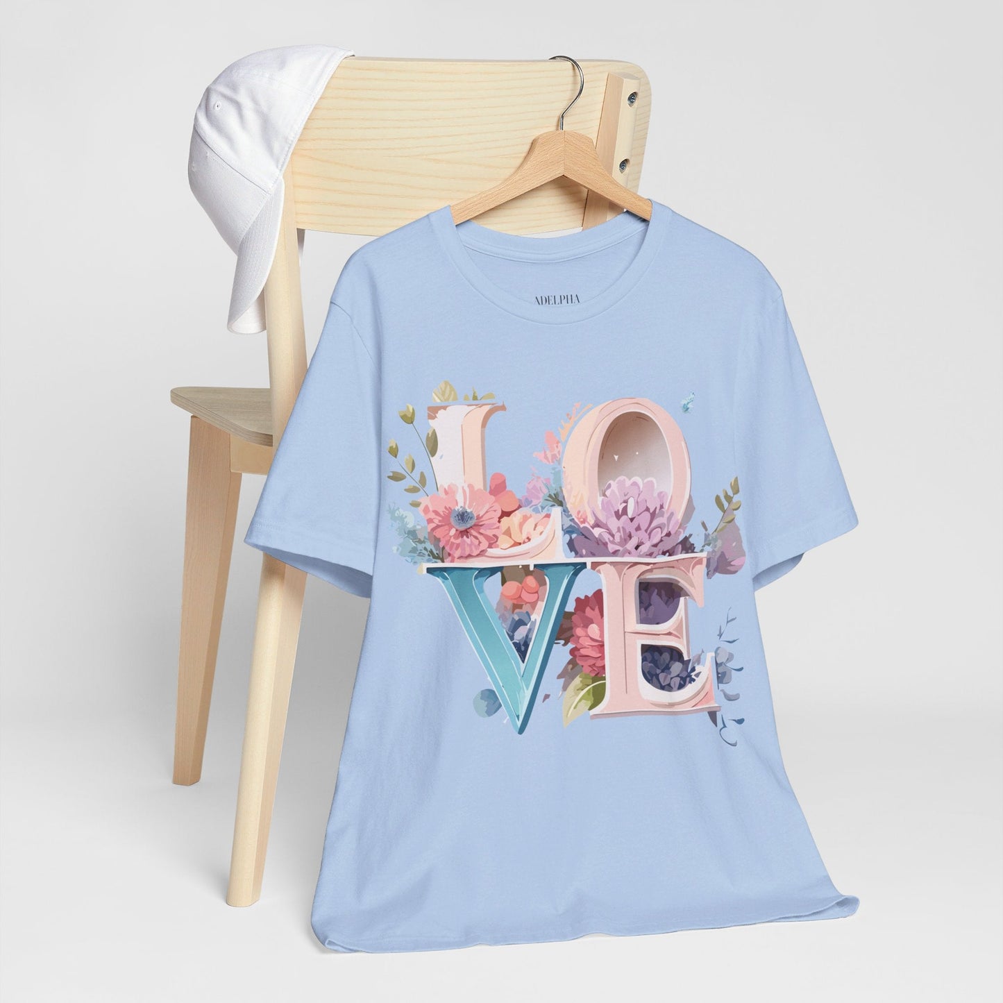 Adelpha Vintage Inspired Graphic T Shirt Unisex Jersey Short Sleeve Valentine Design