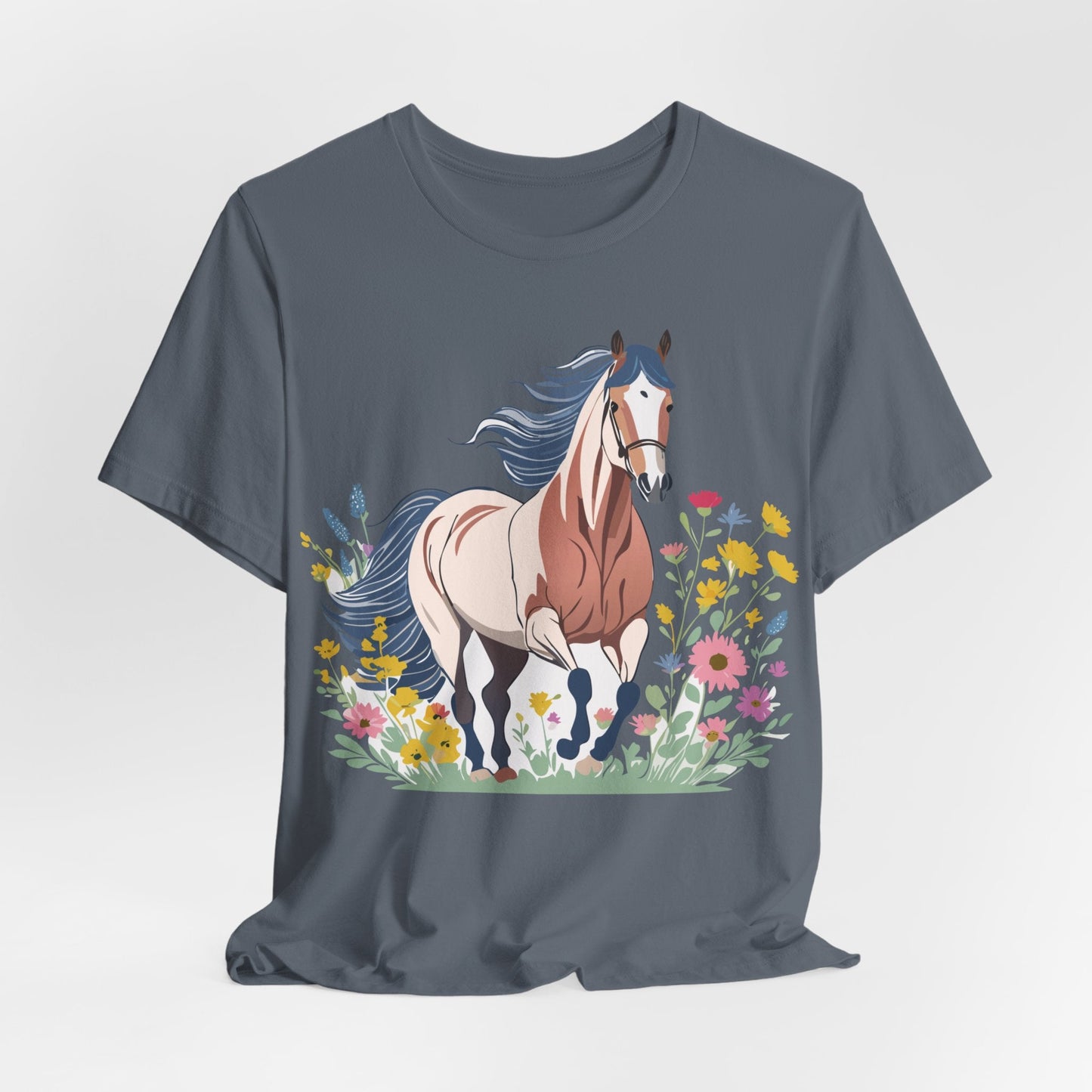 Horse Graphic Unisex 100 Cotton Vintage Animal Art T-Shirt 10