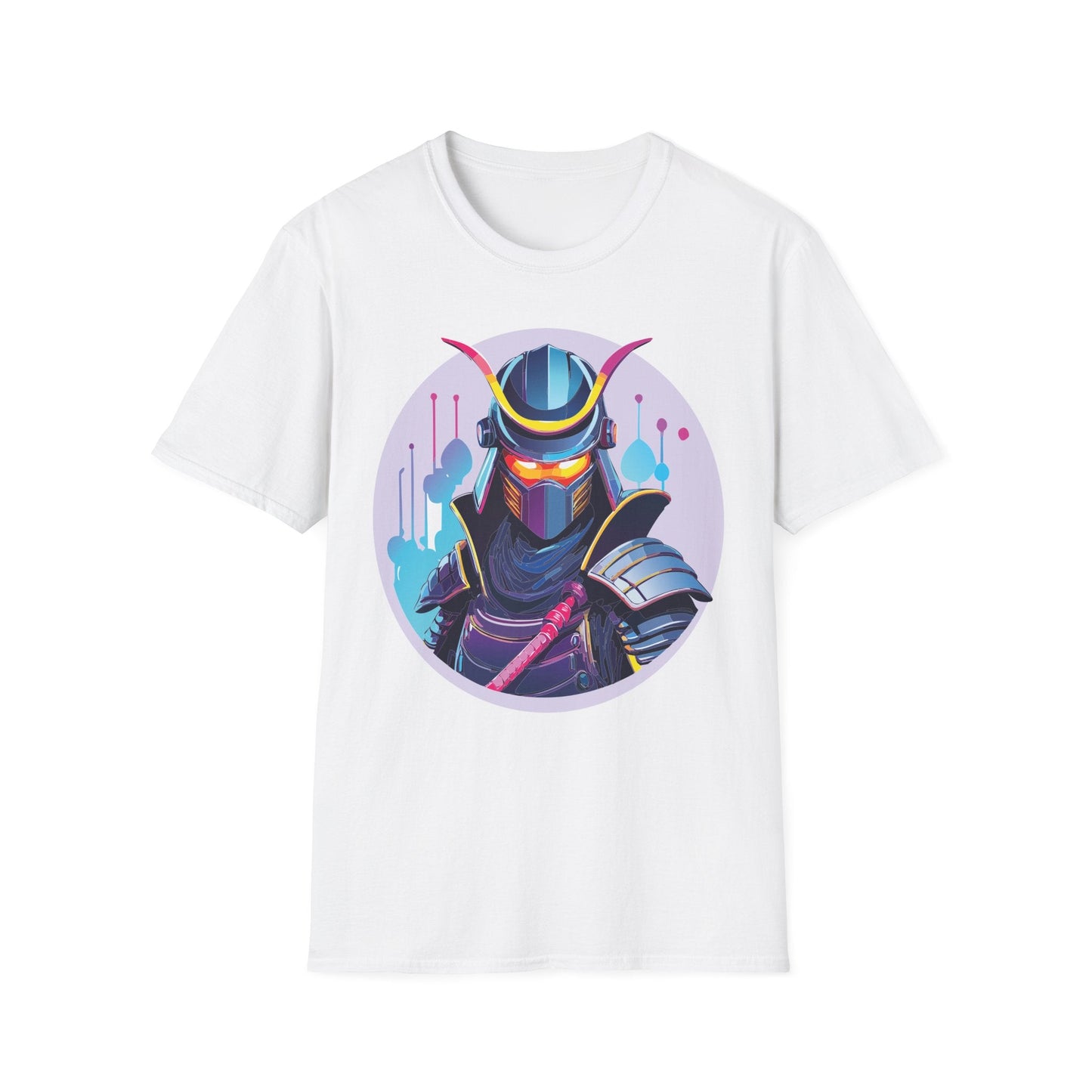 Unisex Samurai Shirt Gildan Softstyle Tee Hundred Percent Ring Spun Cotton Comfort