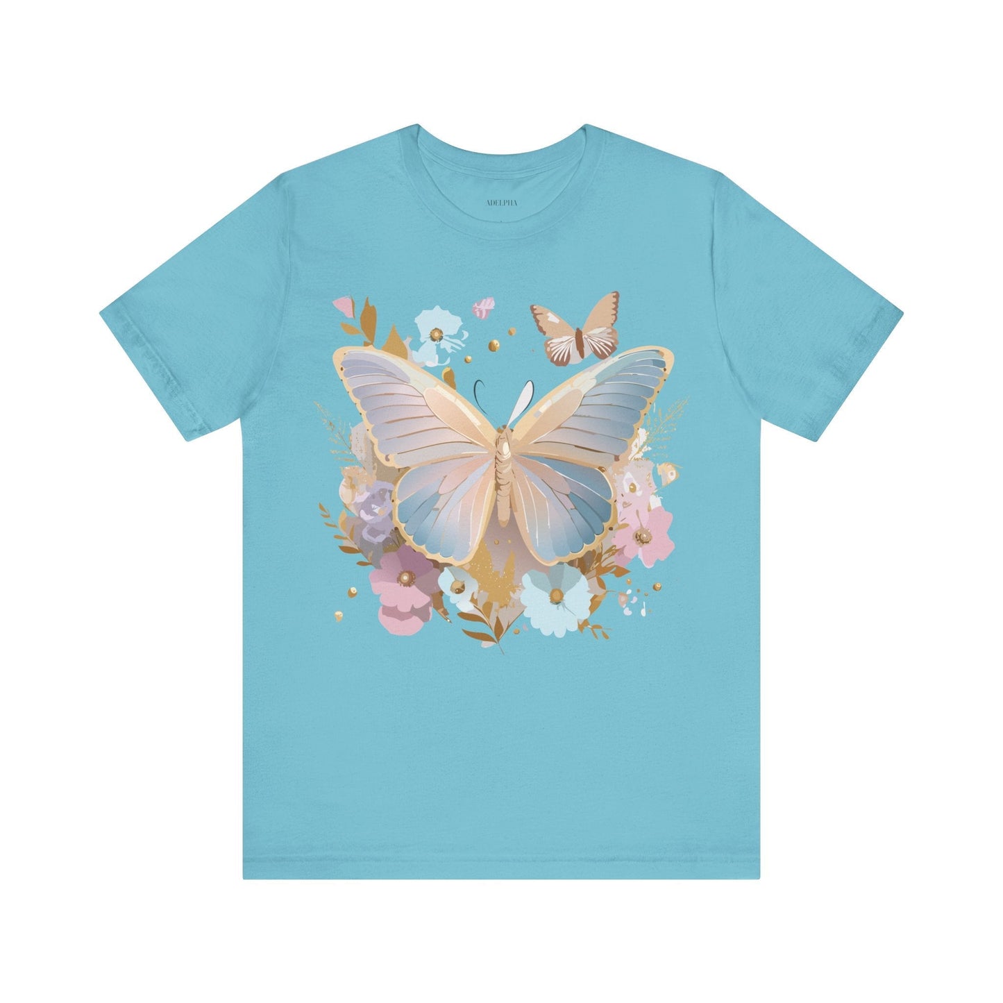 Adelpha Butterfly Graphic Tee Unisex Vintage Artwork Short Sleeve Shirt