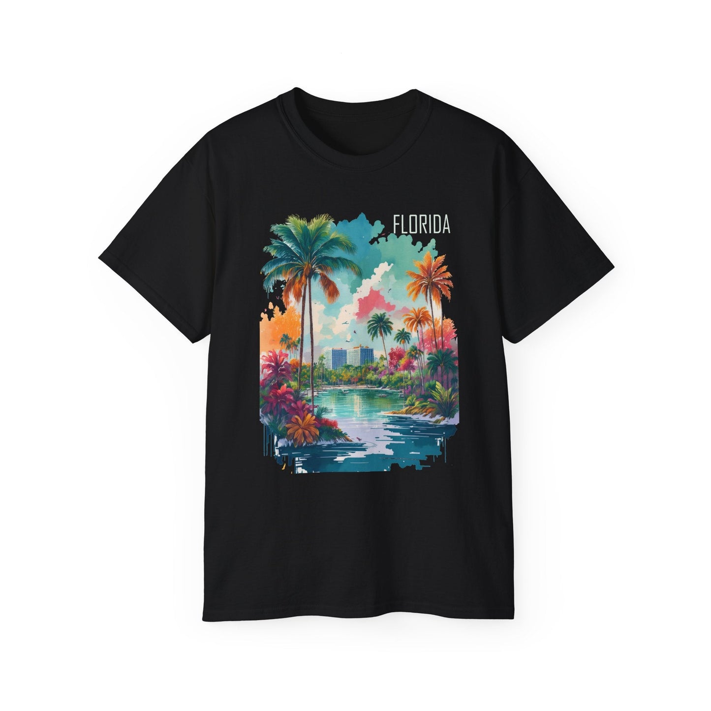 Florida Graphic Unisex Cotton T‑Shirt 2