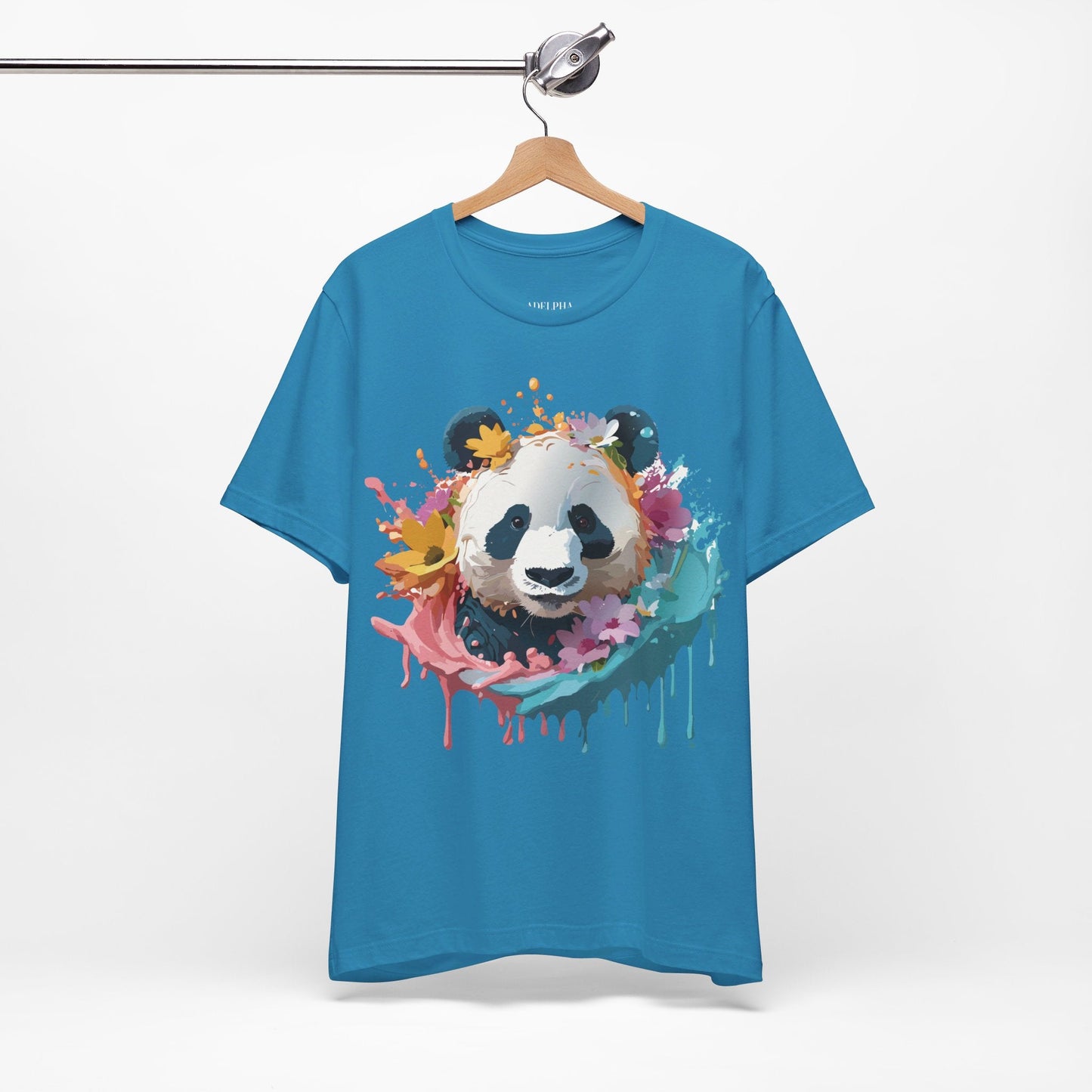 Adelpha Panda Graphic Tee Unisex Short Sleeve Vintage Inspired Artwork Shirt Premium Quality
