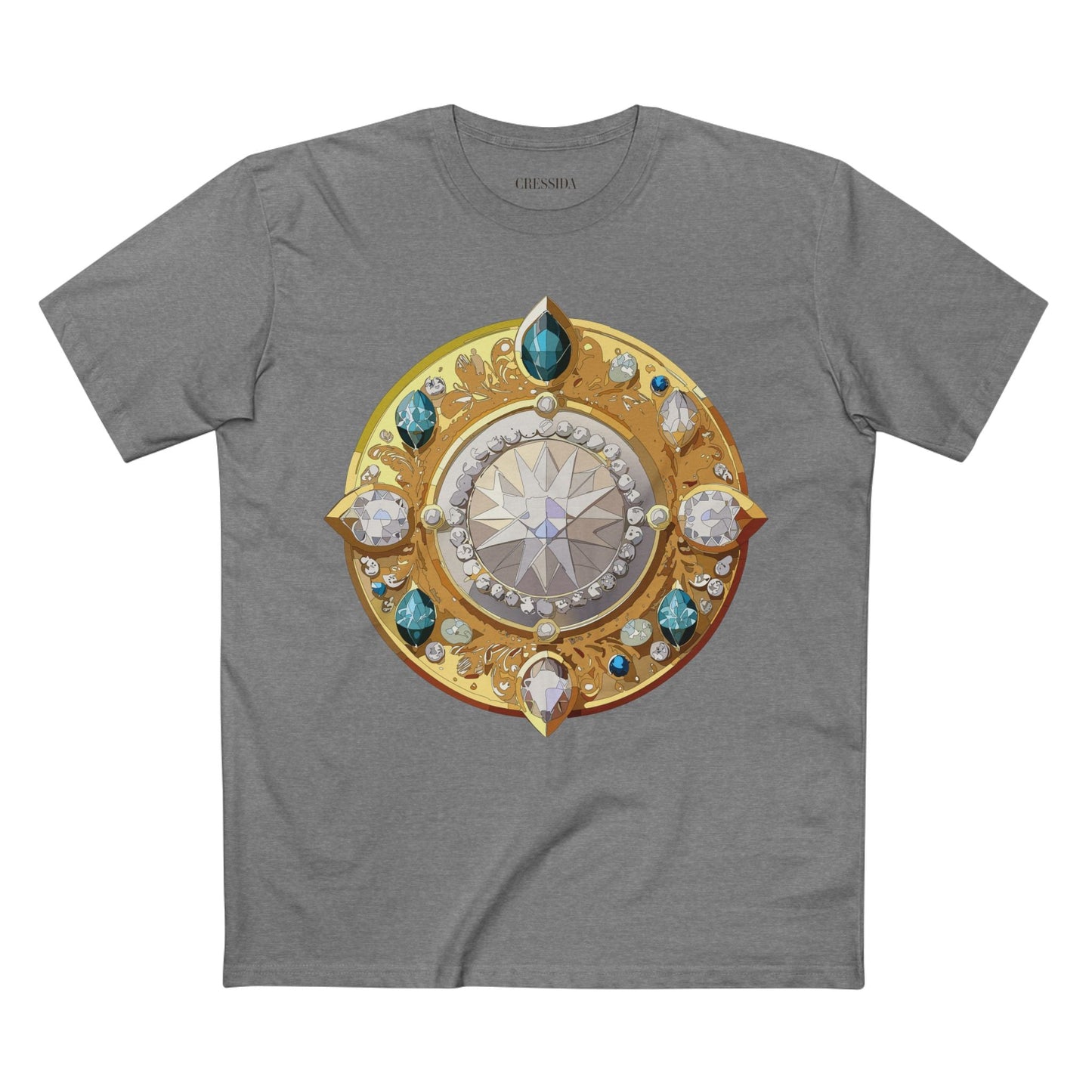 Medallion Graphic T-Shirt Unisex 100 Cotton With Gold Art Design Medal Tee 11