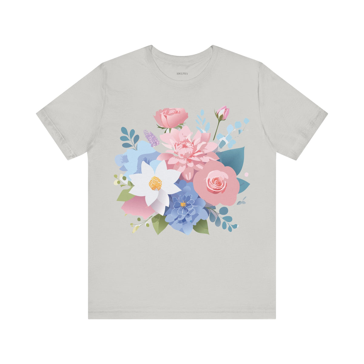 Floral Graphic Tee Shirt - Bella+Canvas Unisex 100 Cotton 31