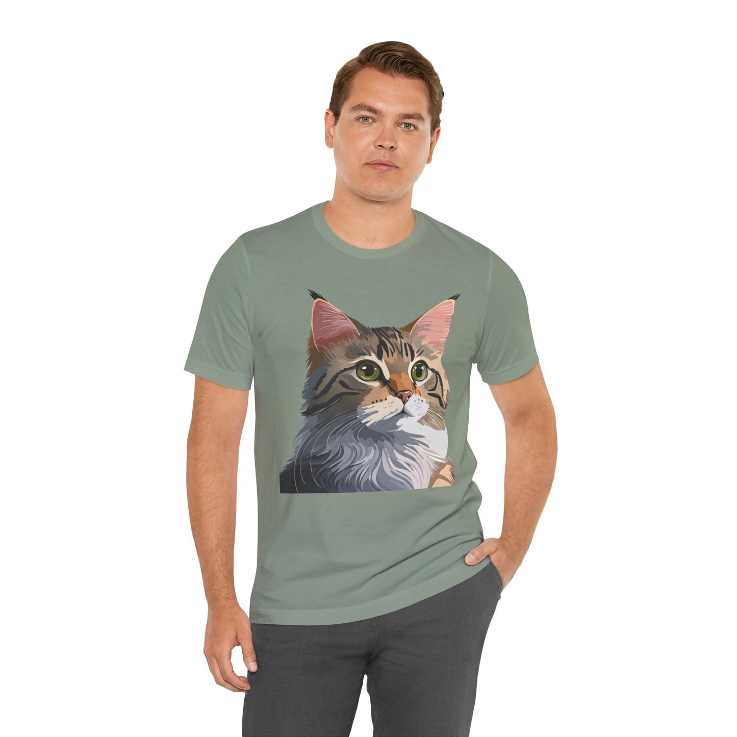 Unisex Animal Shirt Art Design Tee With Wild Animals Short Sleeve Comfort Wear Everyday