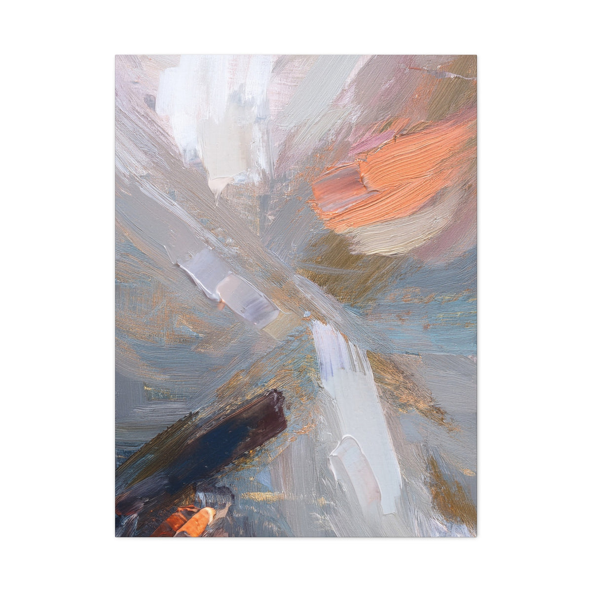 Abstract Pastel Painting Print Canvas 20x24,20x30,24x30 24x32,24x36,30x40 32x48,36x48,40x60 Pine-Wood Inner Frame ABS-89