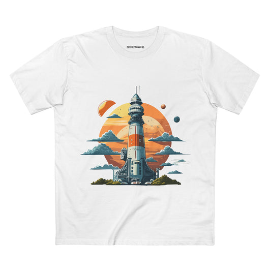 Cosmos Shuttle Graphic Tee Staple Unisex 100 Cotton Tee Shirt - CS-3