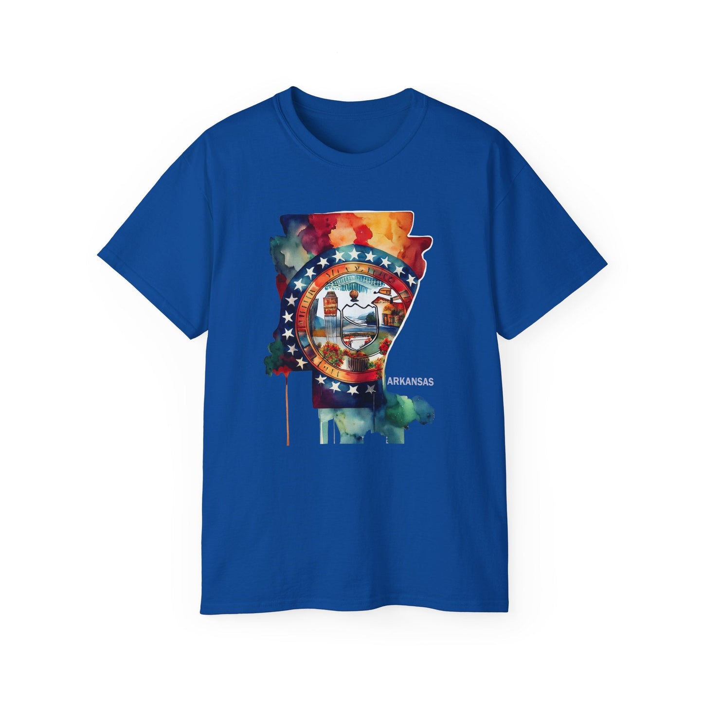 Arkansas Graphic Unisex Cotton T‑Shirt 1