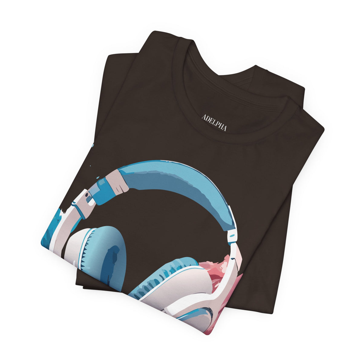 Music Graphic Unisex Cotton Bella+Canvas Tee with Art Design m106