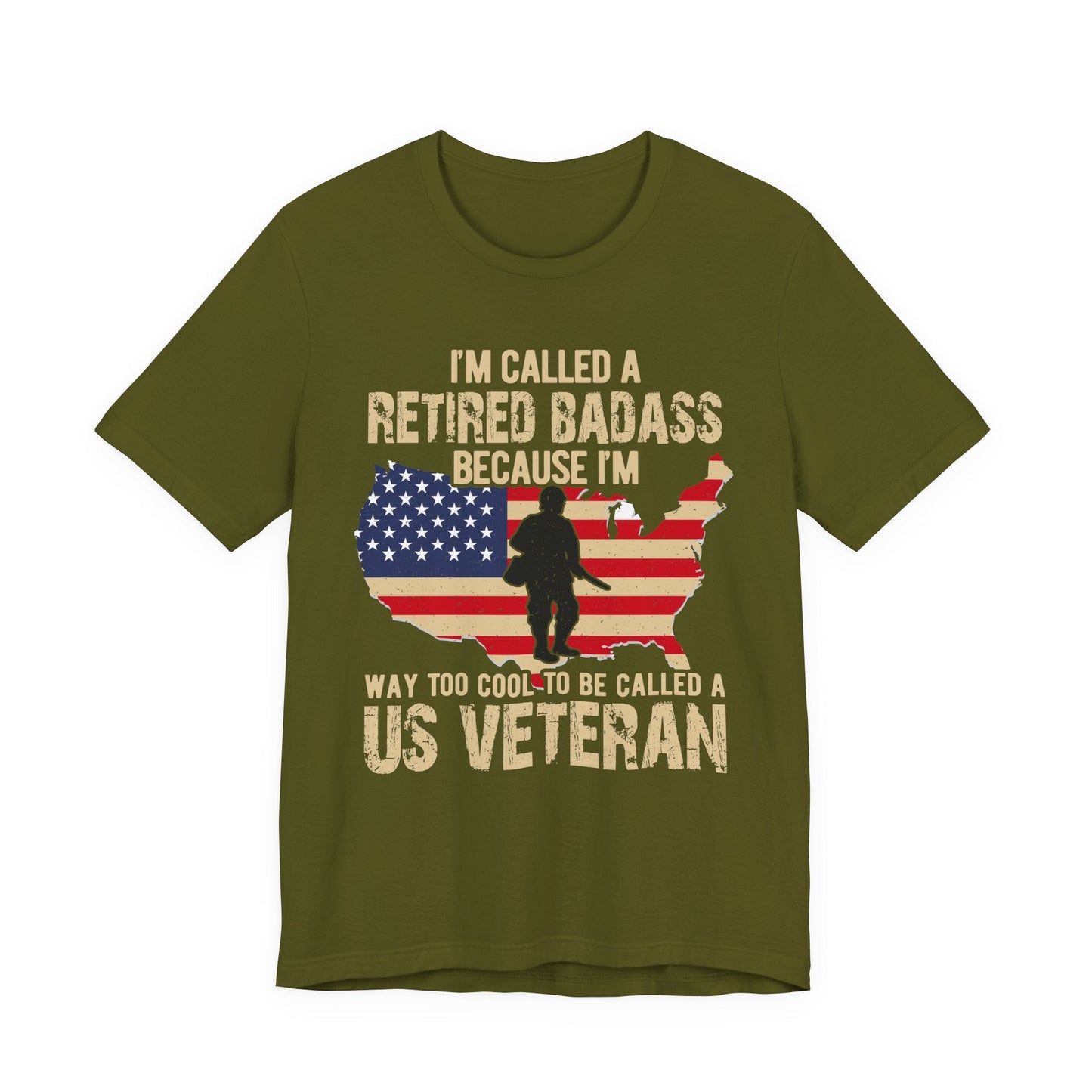 Army Veteran Patriotic Graphic Design Unisex Cotton T-Shirt v22