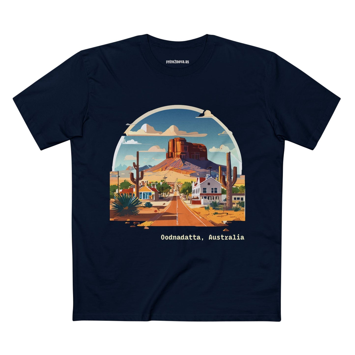 Australia Travel Shirt Unisex Premium Cotton Art Tee With Original Design By Retro2Nova TT21