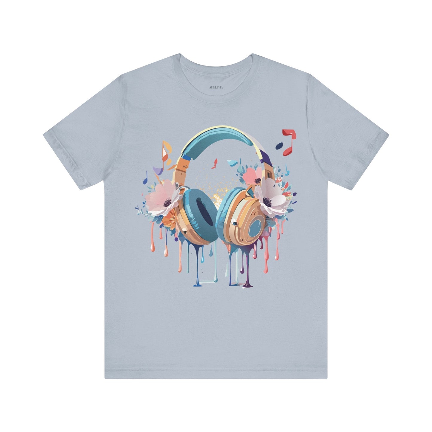 Adelpha Graphic Unisex Music T Shirt With Vintage Inspired Artwork Short Sleeve Tee