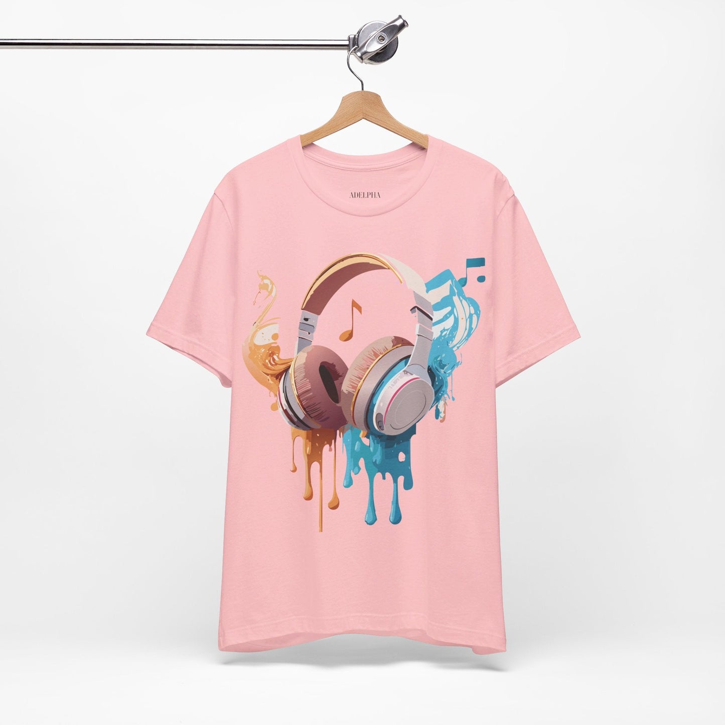 Unisex Graphic T Shirt With Vintage Music Inspired Artwork From Adelpha Short Sleeve Tee