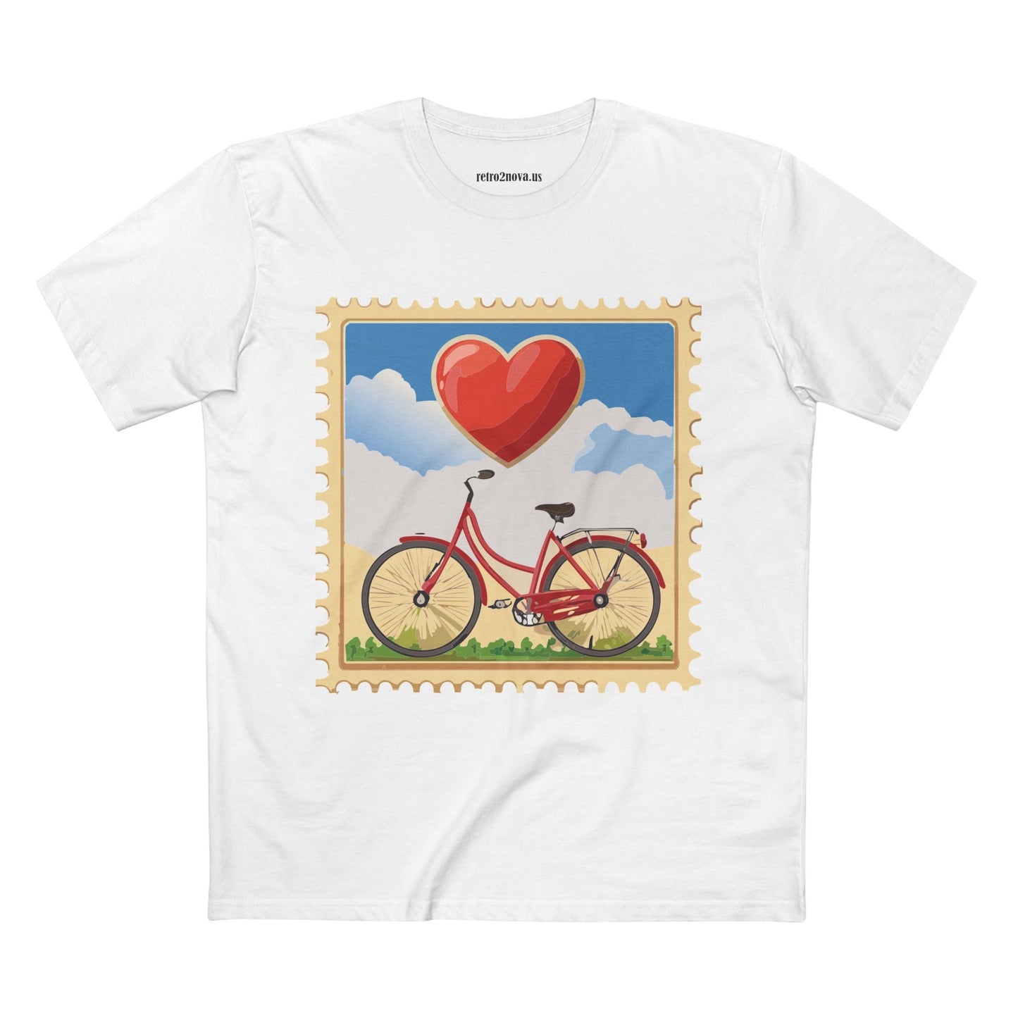 Stamp Shirt Postage Stamp Shirt Unisex Premium Cotton Tee With Original Art Design Retro2Nova