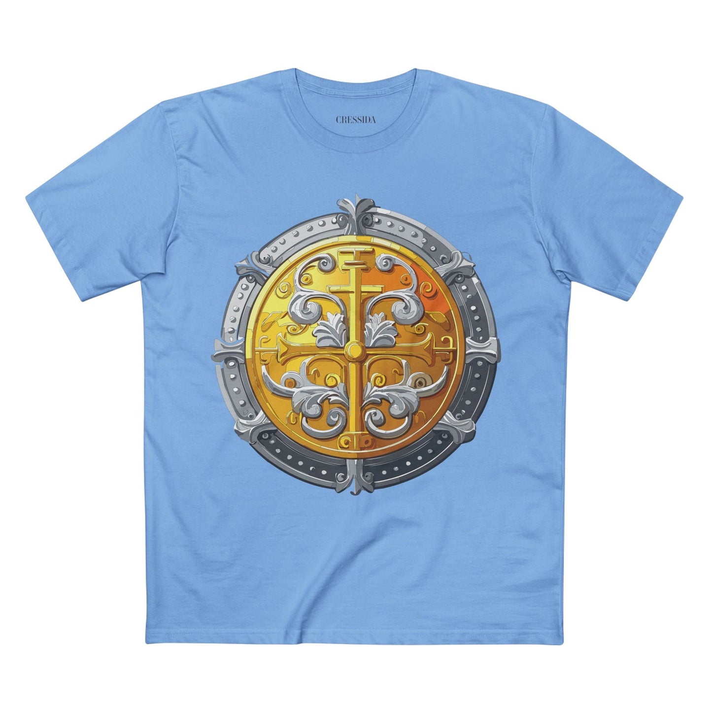 Antique Gold Coin Graphic Design T-Shirt Unisex 100 Cotton With Golden Print Artwork Tee 19