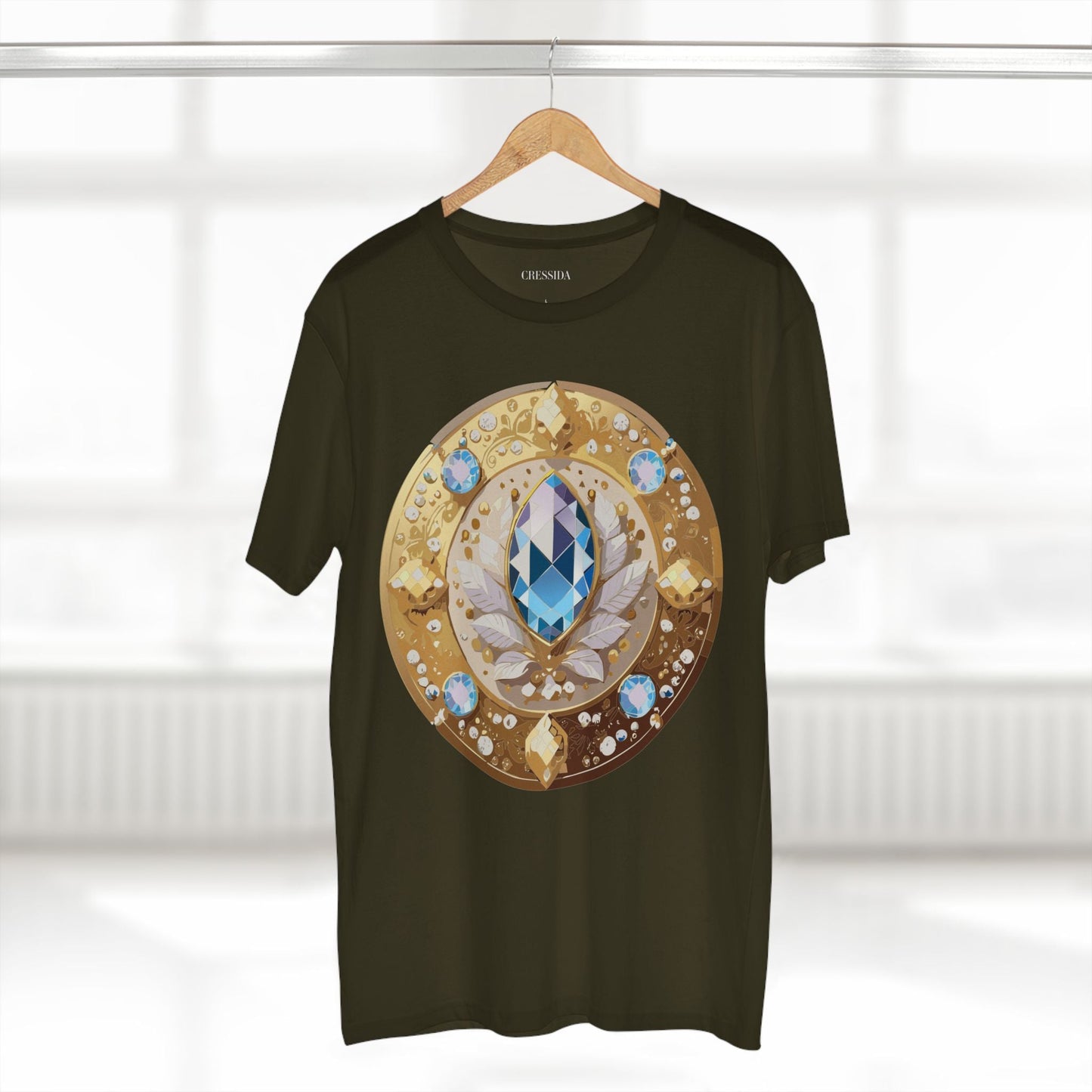 Medallion Graphic T-Shirt Unisex 100 Cotton With Gold Art Design Medal Tee 17