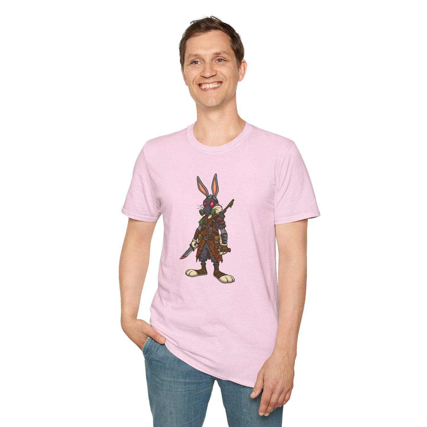 Bugs Bunny T Shirt Unisex Cartoon Tee 100 Percent Cotton Softstyle 64000 With Classic Animation Art