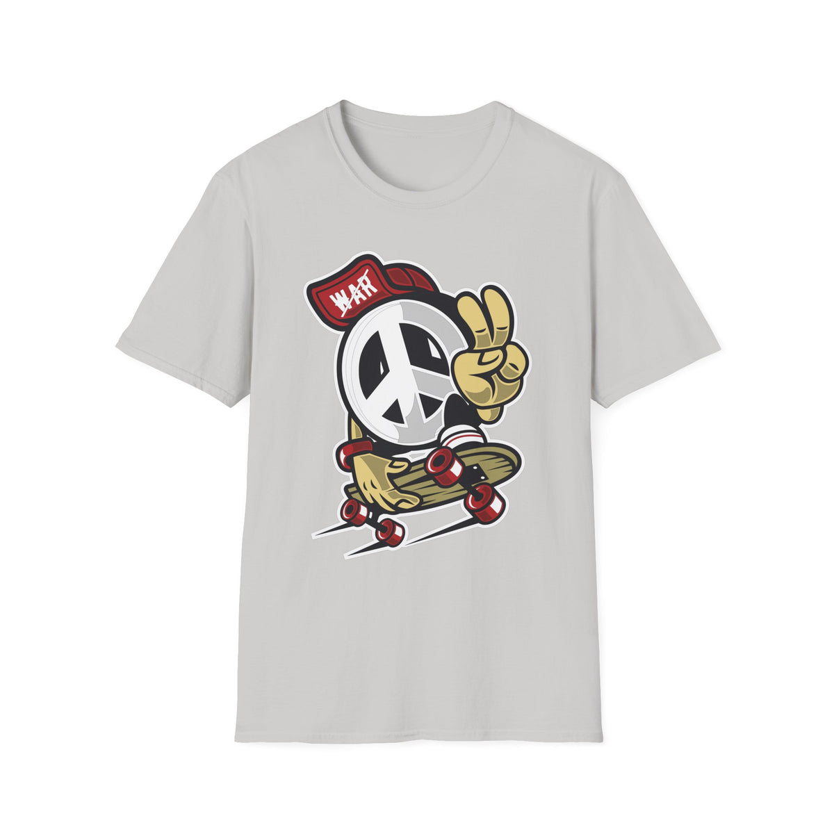 Unisex Cotton T-Shirt with Cartoon Graphic Design