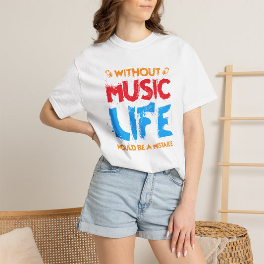 Music Graphic Design Unisex Cotton T-shirt 032