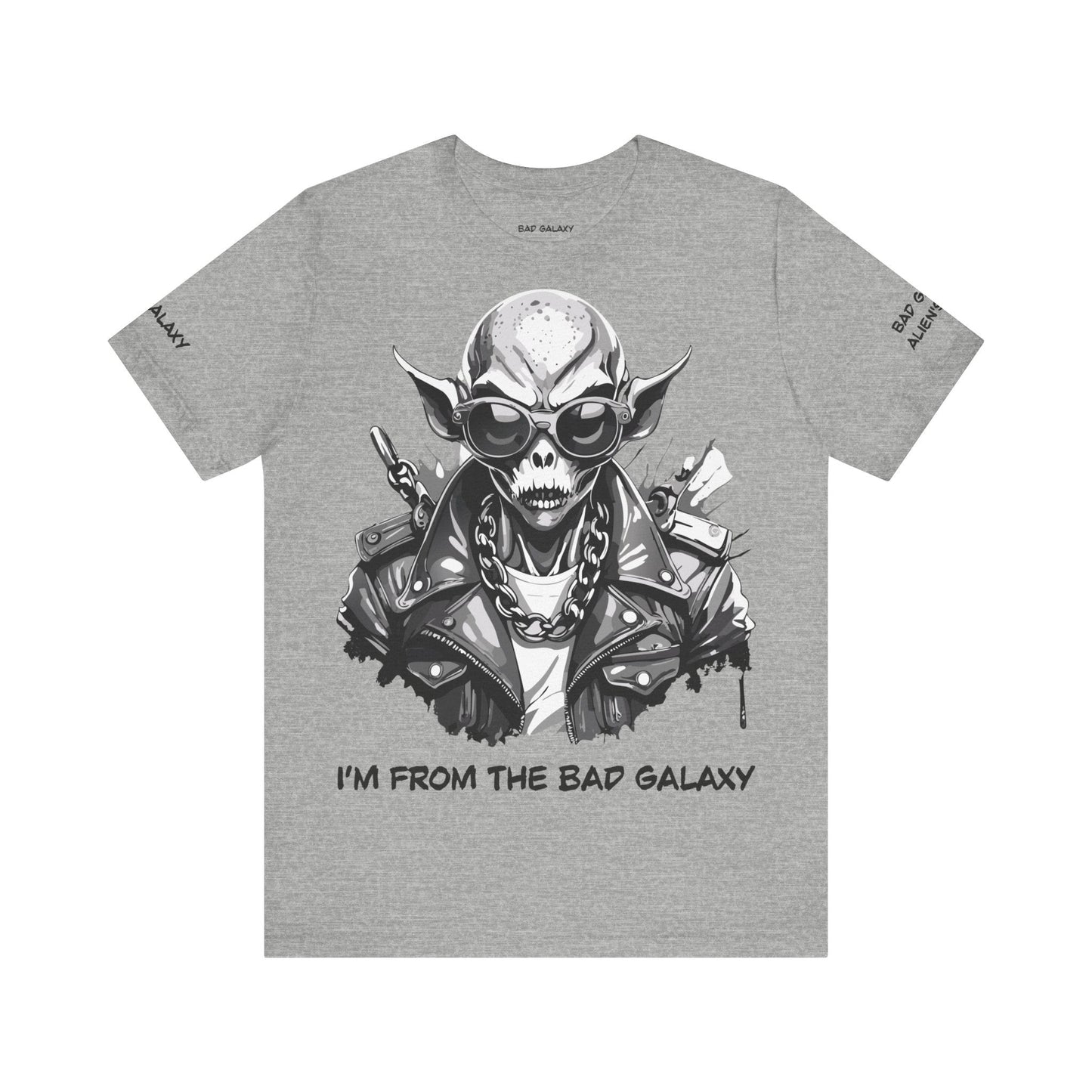 Alien Tee Shirt From Bad Galaxy Made To Order 100 Percent Cotton Eco Friendly Inks Free Shipping