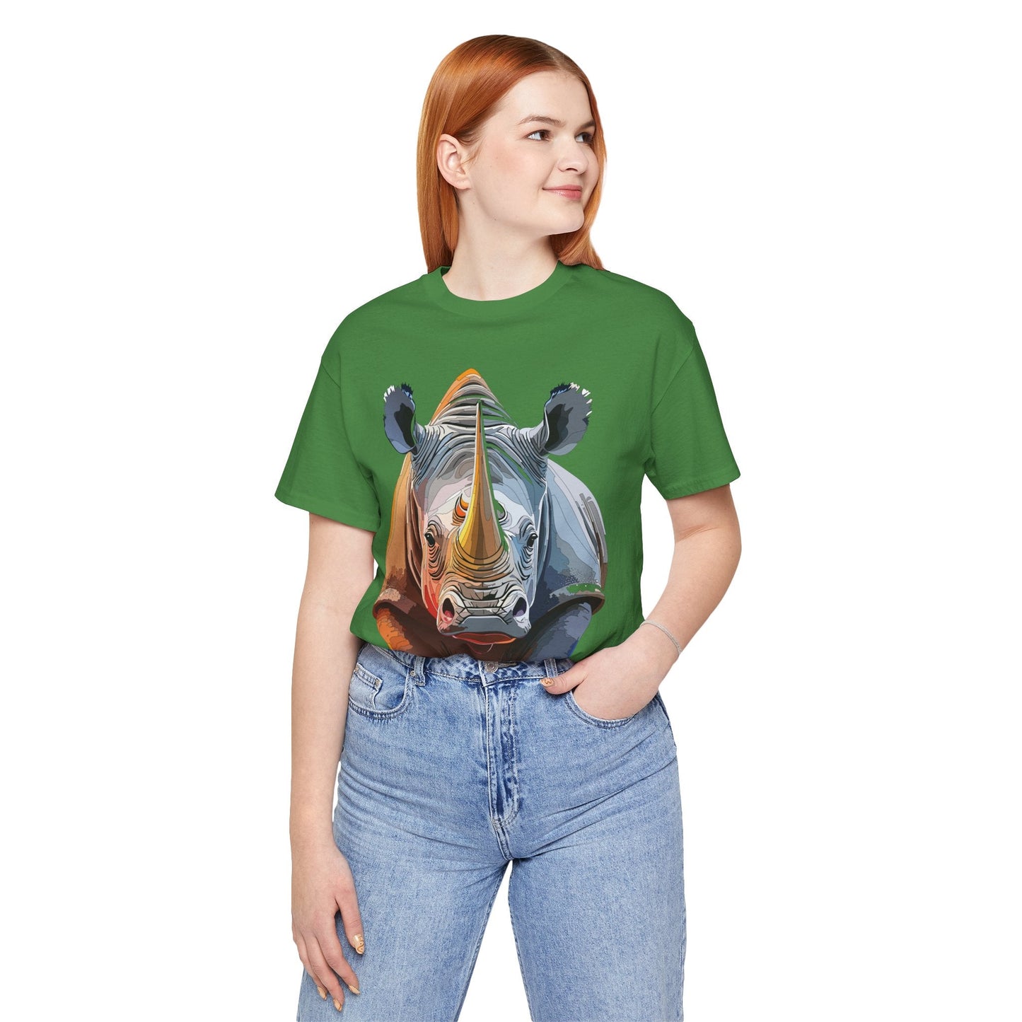 Unisex Animal Graphic Tee Shirt With Art Design Wild Animals Shirt Gildan Softstyle Cotton