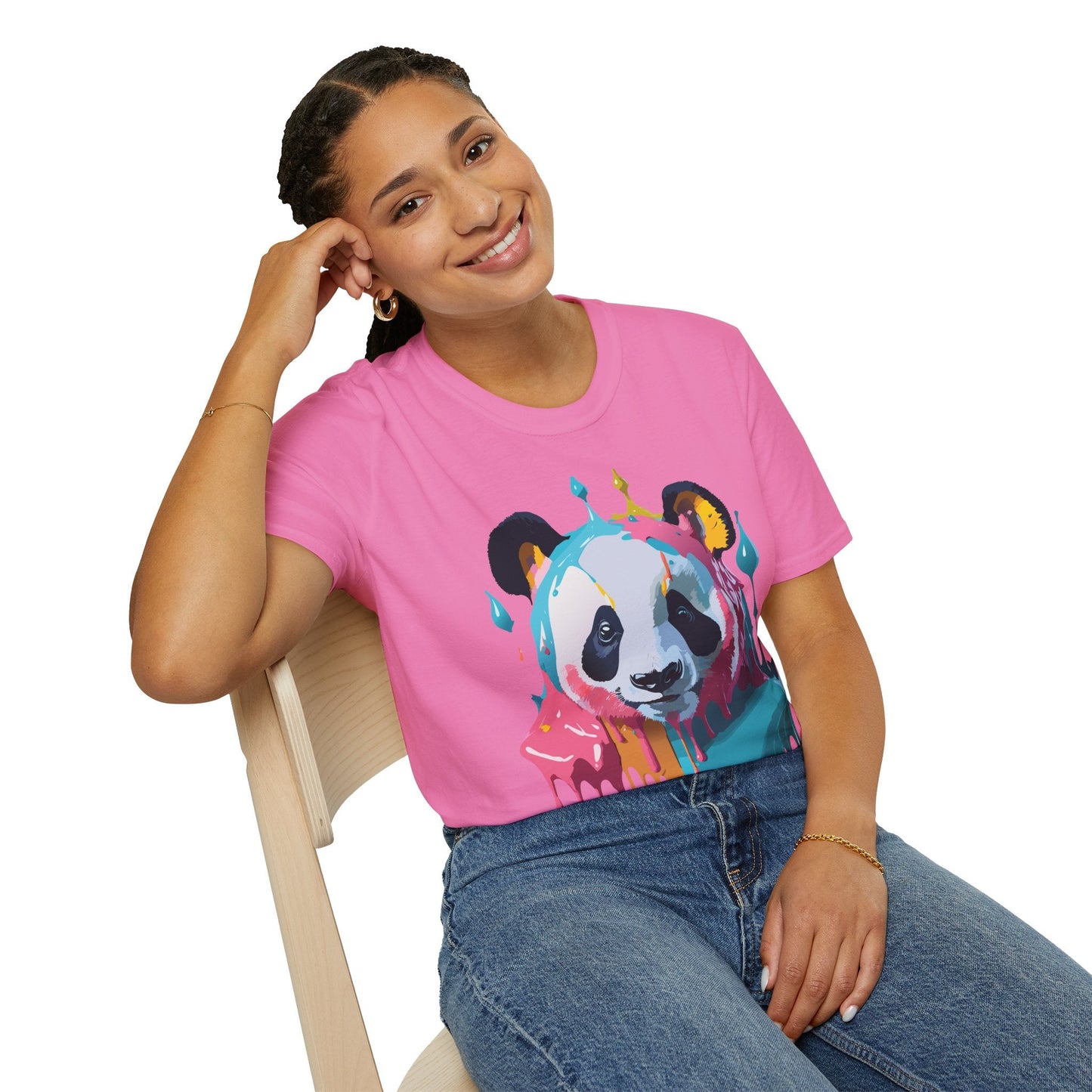 Panda Shirt Unisex T Shirt Panda Lover Gift Gildan Softstyle Tee 100 Percent Cotton