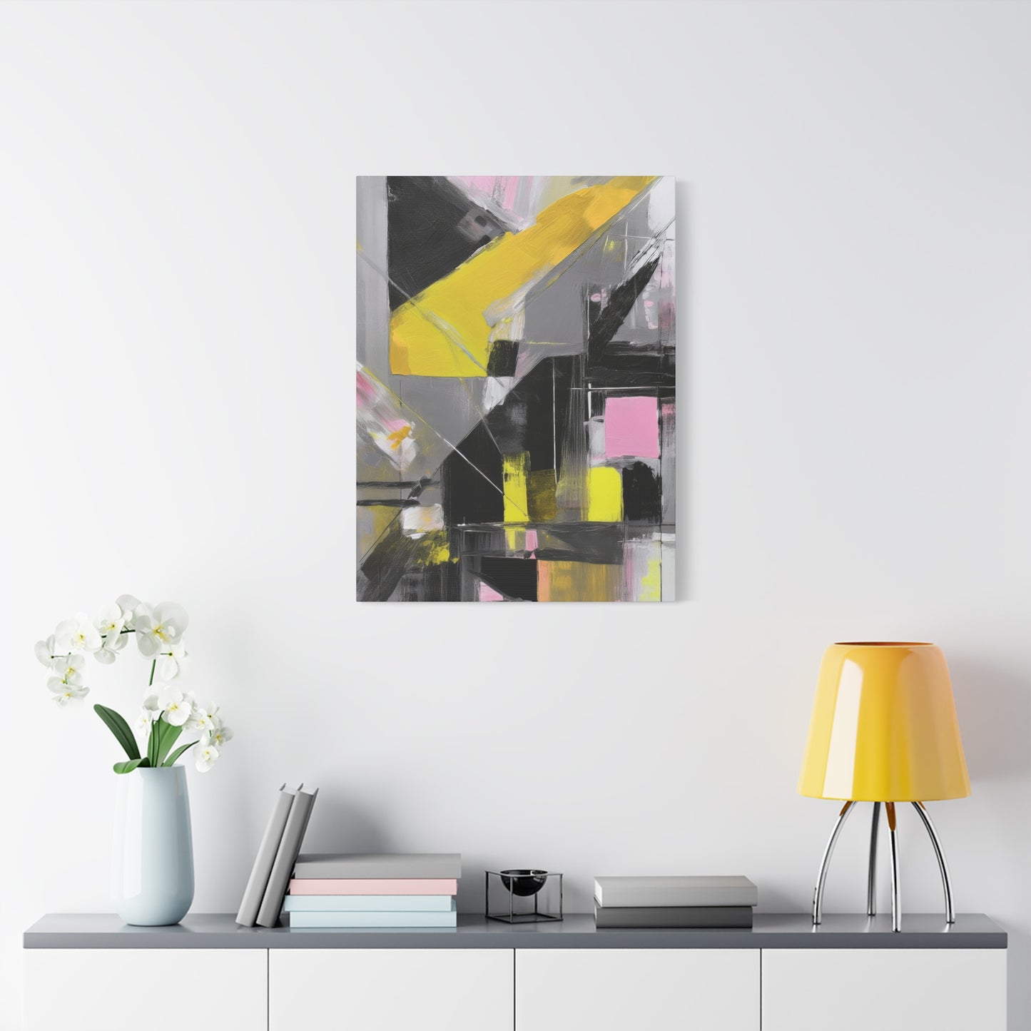 Abstract Geometric Painting Print Canvas 20x24,20x30,24x30 24x32,24x36,30x40 32x48,36x48,40x60 Pine-Wood Inner Frame ABS-38
