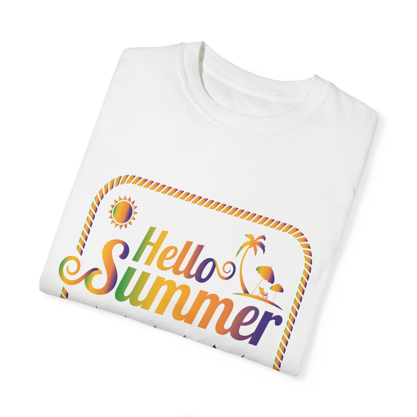 Unisex T-shirt with summer design