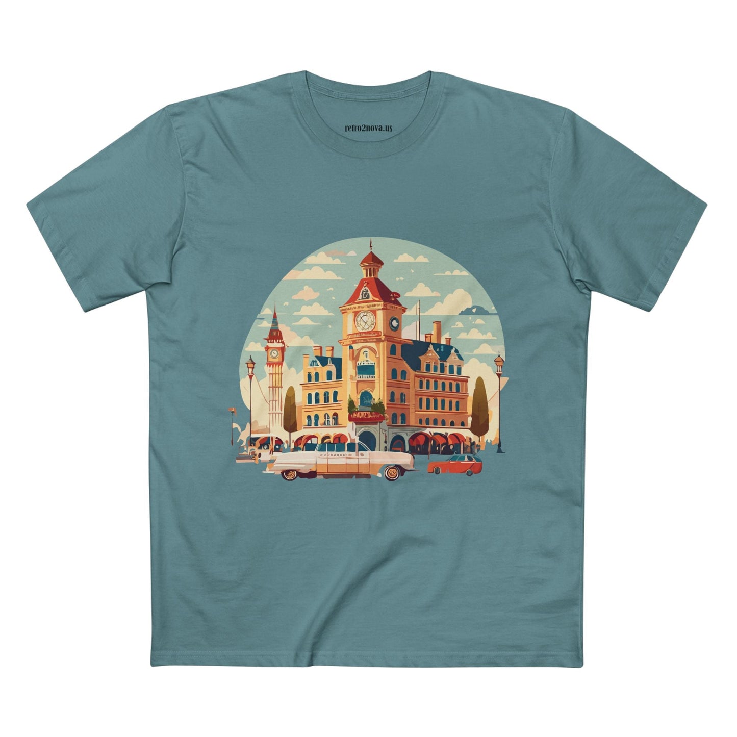 Retro Car Shirts Vintage Car Shirts RC3 Unisex Premium Cotton Tee with Original Car Artwork