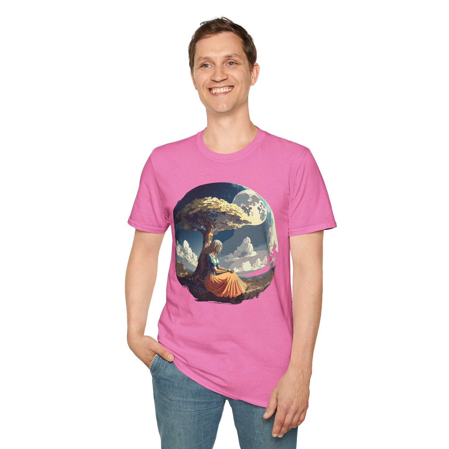 Unisex Graphic T Shirt Art Design Tee Softstyle 64000 Ring Spun Cotton Comfortable
