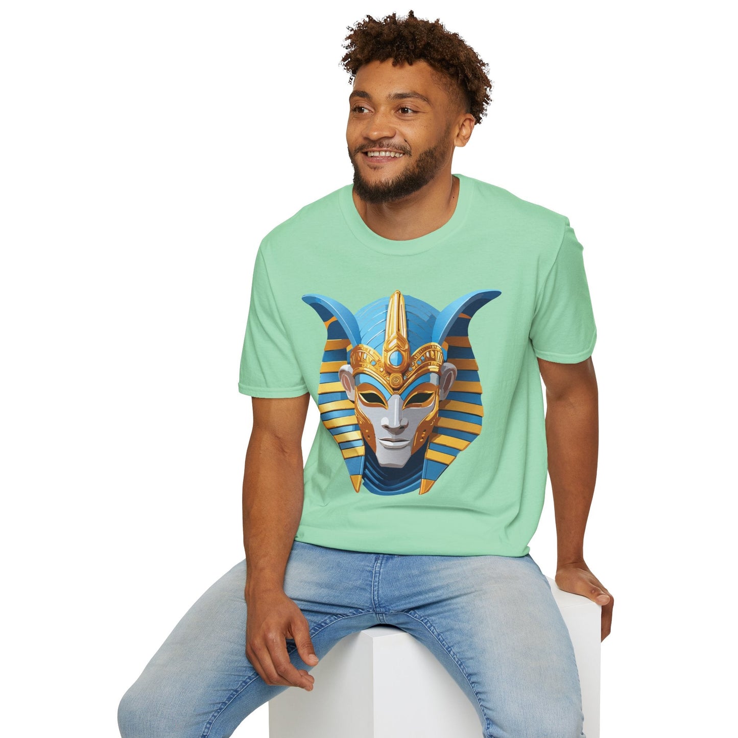 Mask Tee Shirt Unisex Masquerade Tee Gildan Softstyle 64000 100 Percent Cotton Breathable