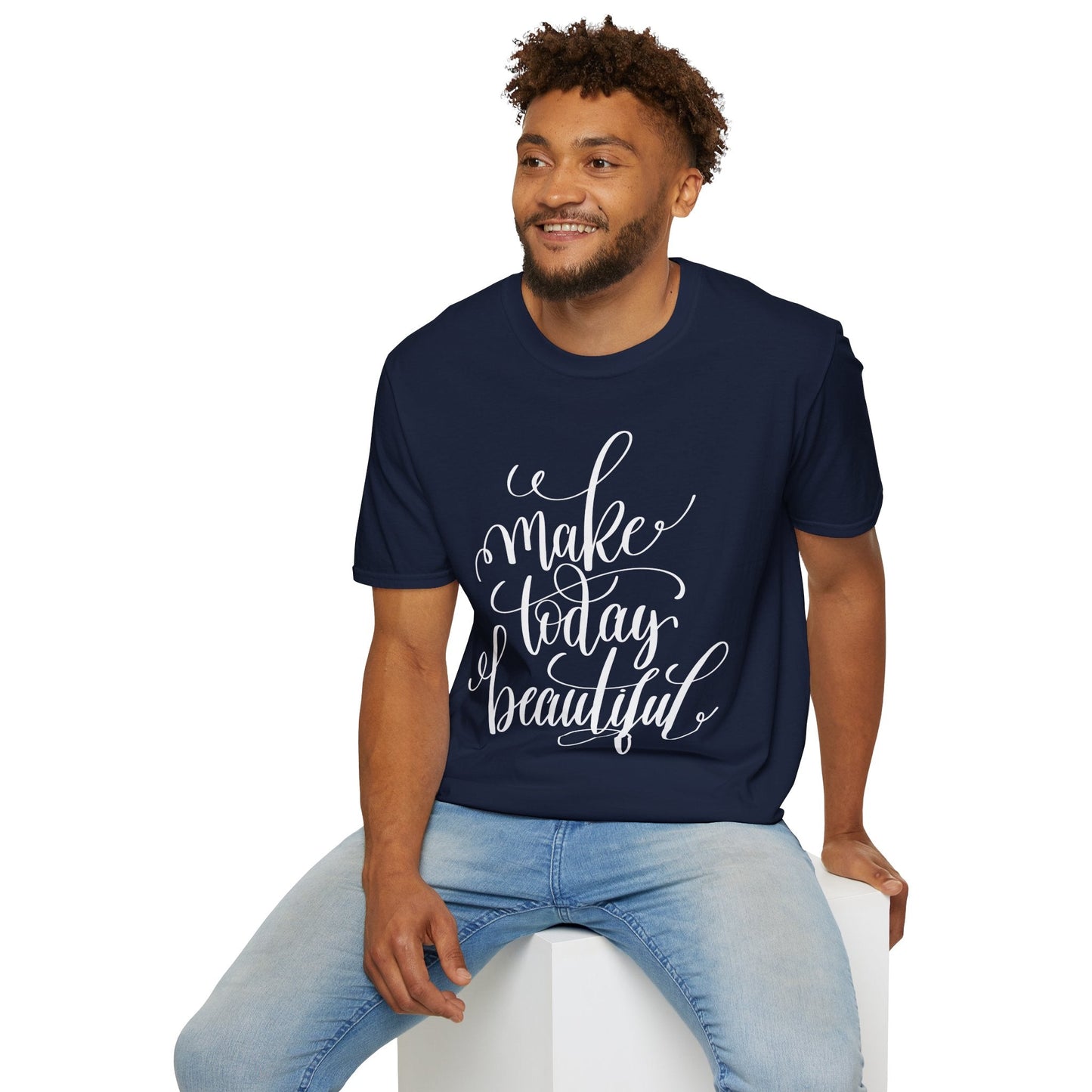 Positive Slogan T Shirt Unisex Softstyle Gildan 64000 With Positive Words And Good Quotes Art Tee