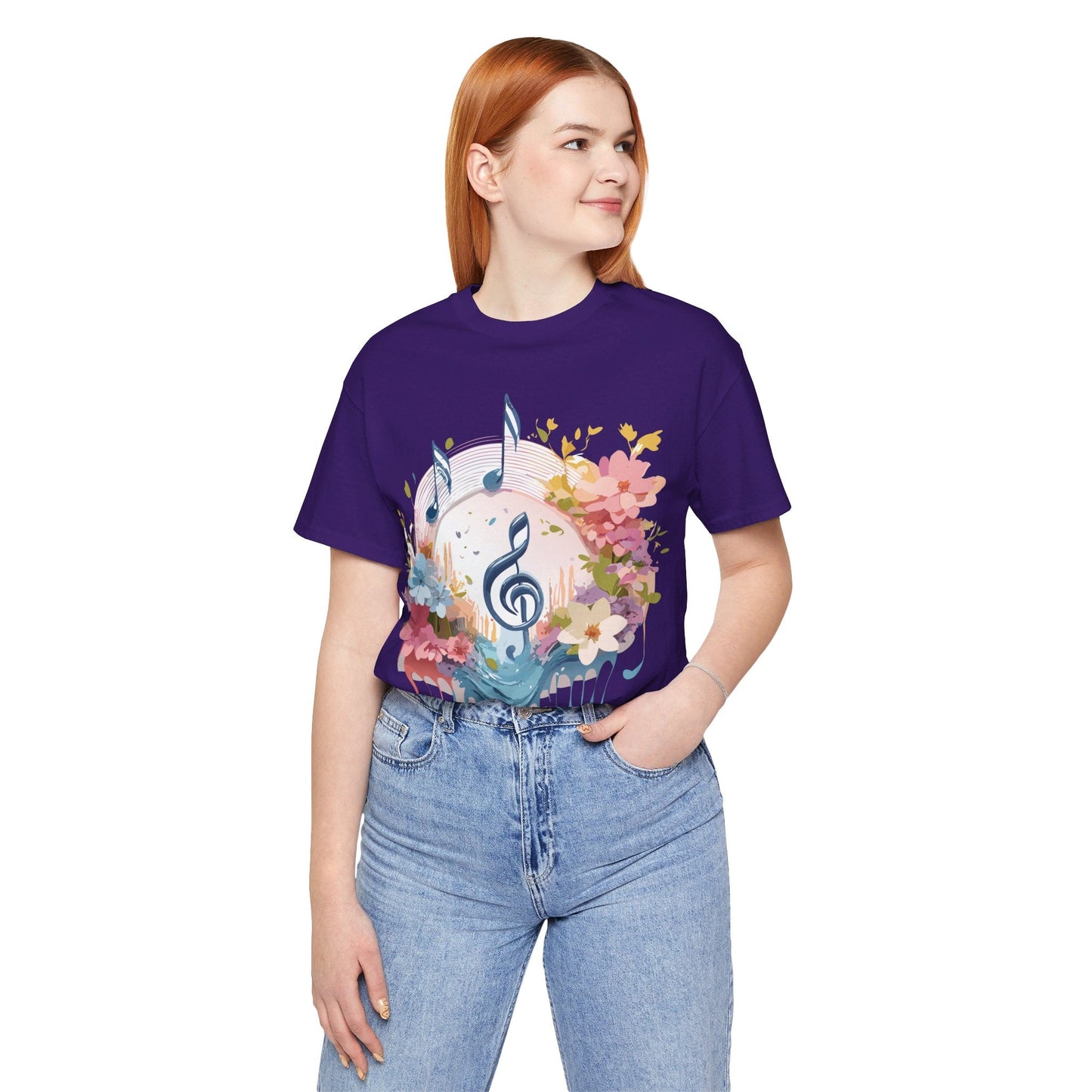 Adelpha Graphic Music T Shirt Unisex Jersey Short Sleeve Tee With Vintage Artwork