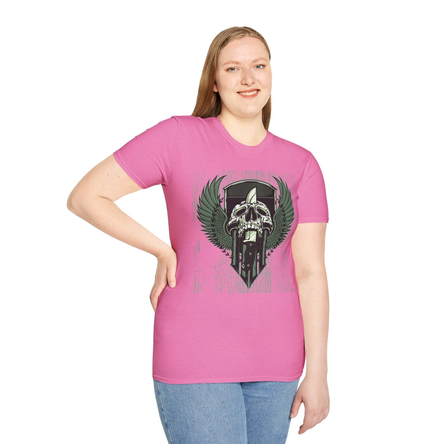 Art Graphic T Shirt Unisex Softstyle Gildan 64000 Cotton Tee With Graphic Design