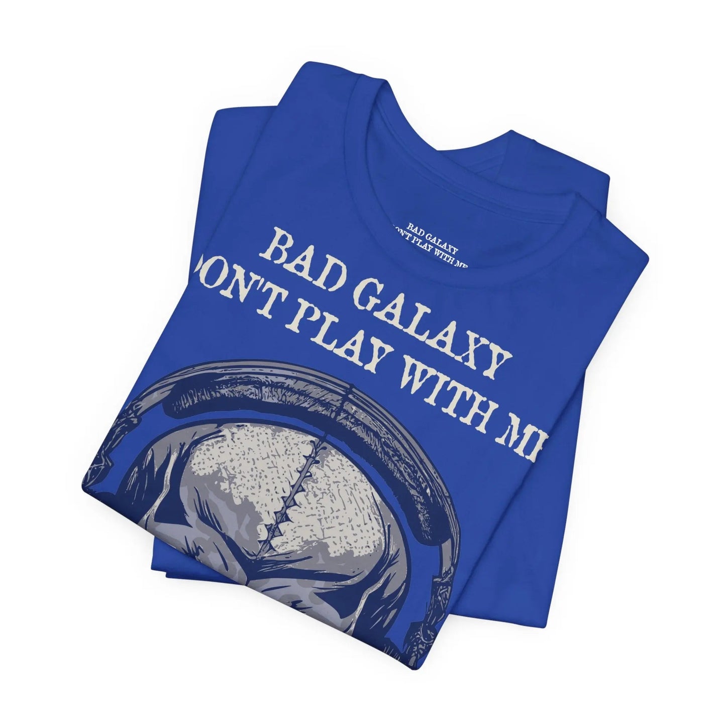 Skull T Shirt From Bad Galaxy 100 Percent Cotton Eco Friendly Made In USA With Durable Stitching