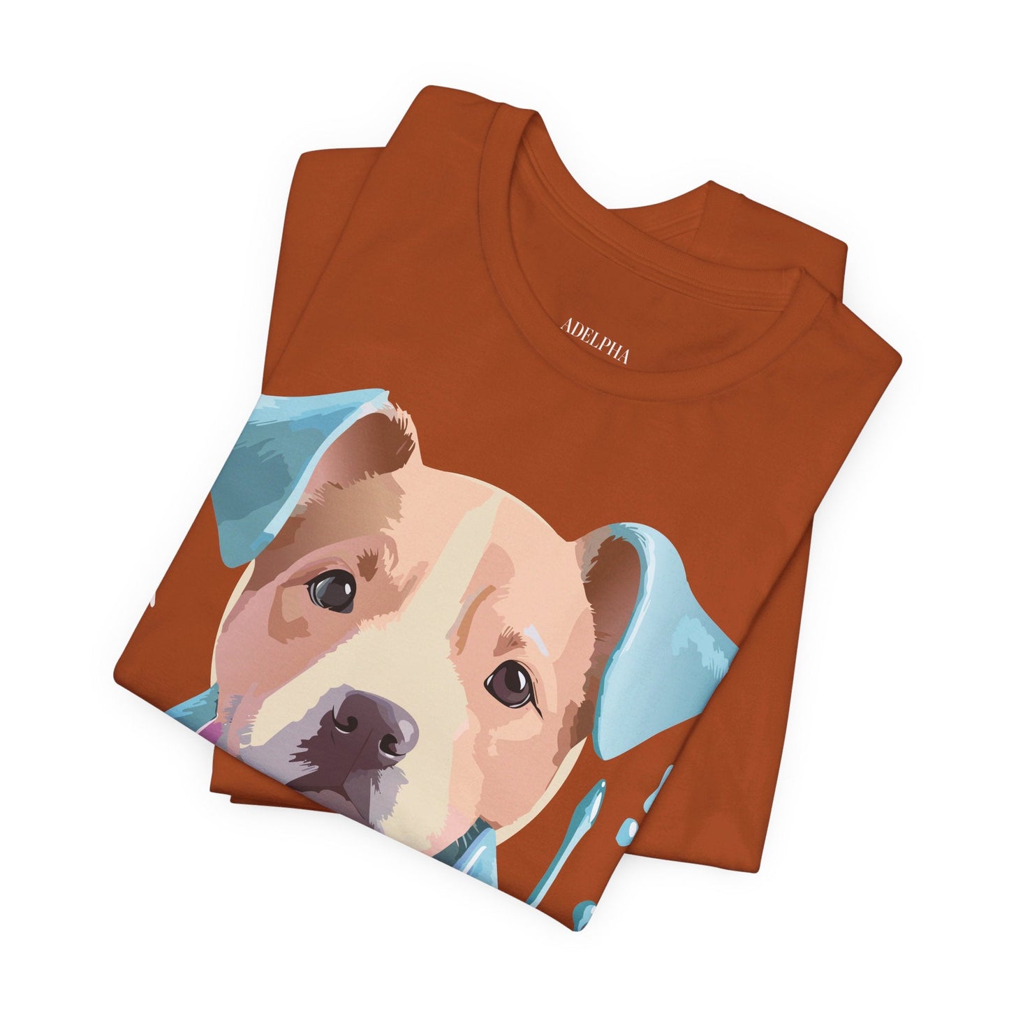 Unisex Dog Graphic Tee With Vintage Inspired Artwork By Adelpha Short Sleeve Shirt