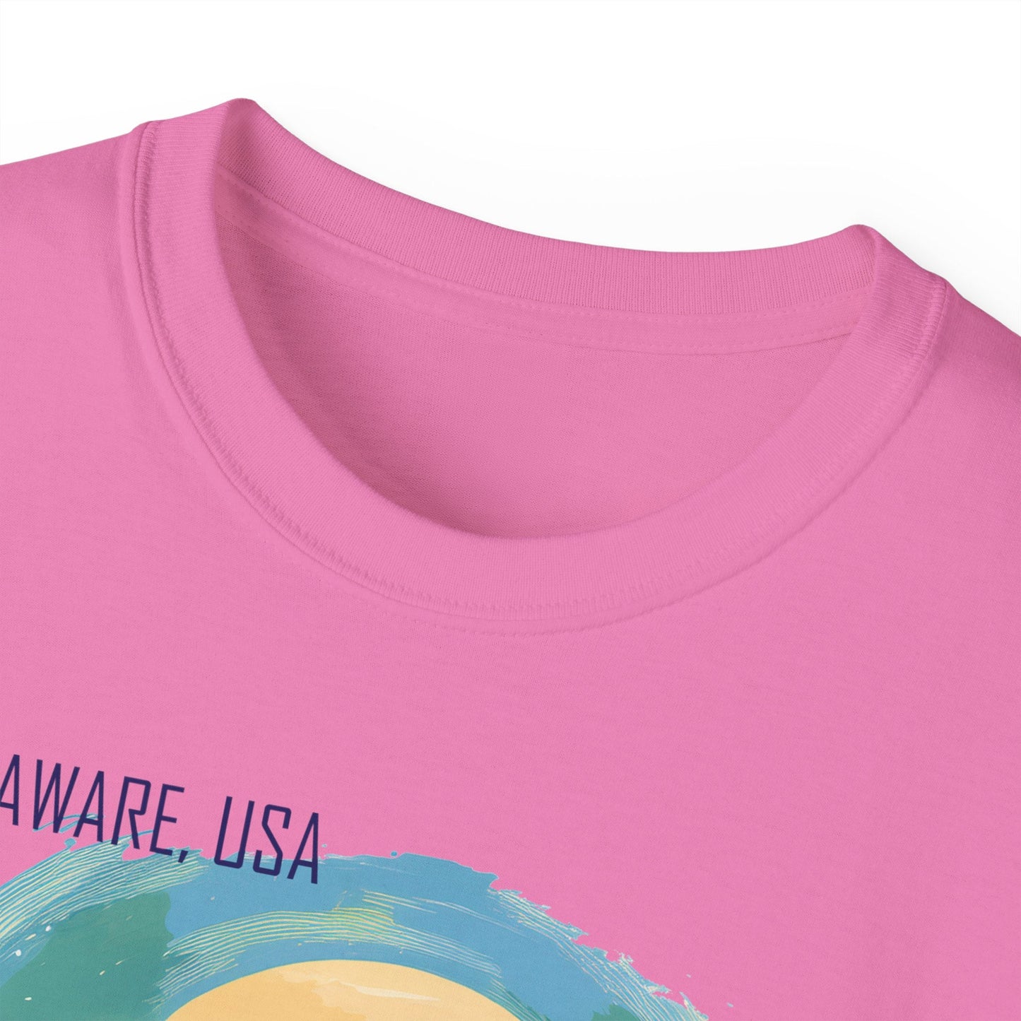 Delaware Graphic Unisex Cotton T‑Shirt 1