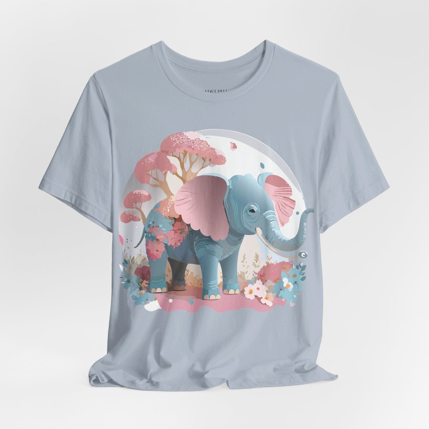 Elephant Graphic Unisex 100 Cotton Jersey Vintage Art Design Tee 17