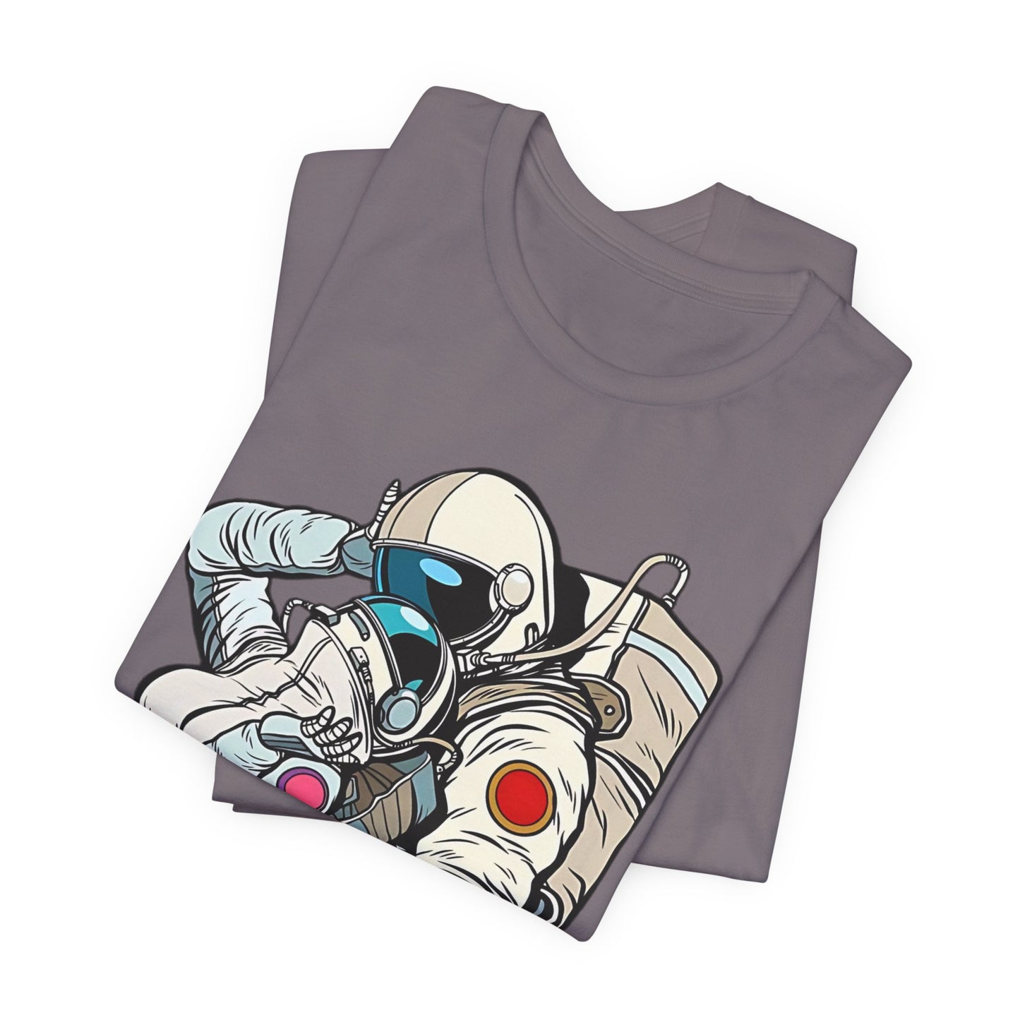 Unisex Astronaut T-shirt, Space Lovers Tee, Cosmic Top, Astronaut Graphic Tee, Cosmos Graphic T-Shirt, Love Shirt Art T-Shirt