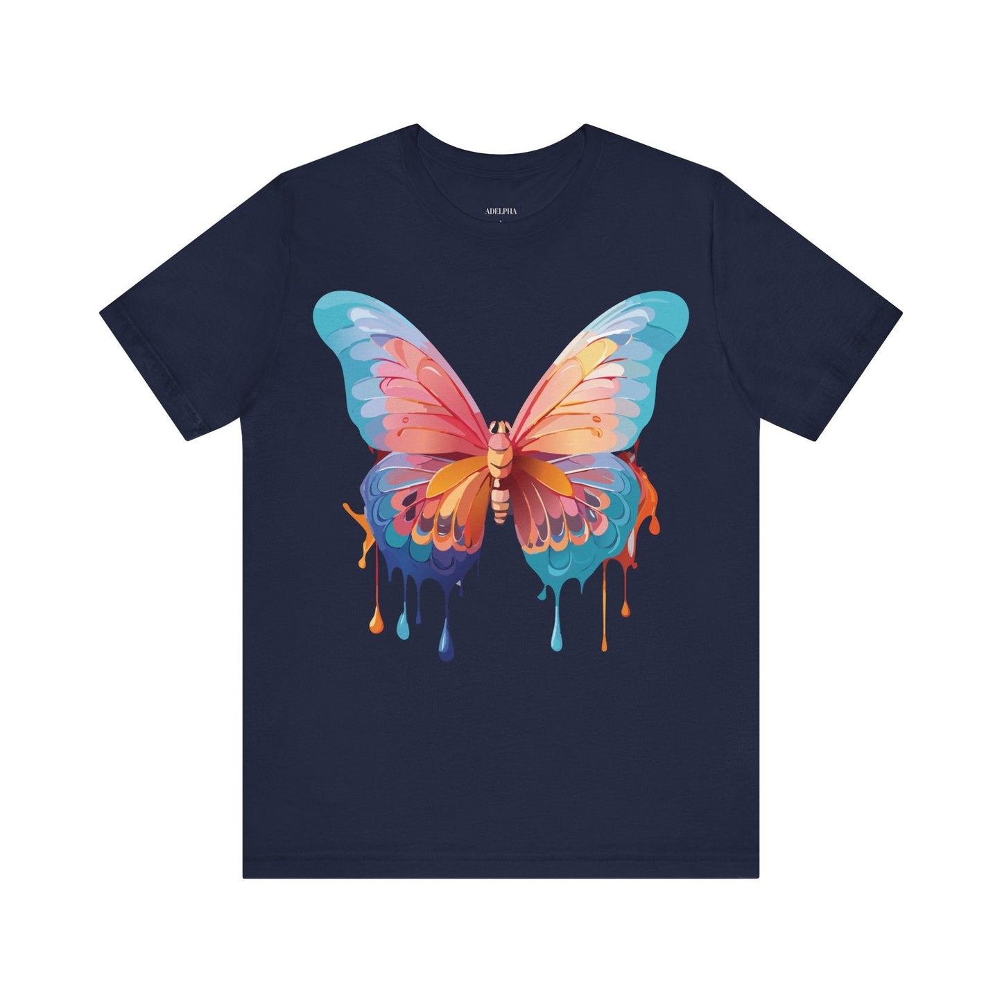 Butterfly Graphic Tee Adelpha Unisex Short Sleeve Design Tee