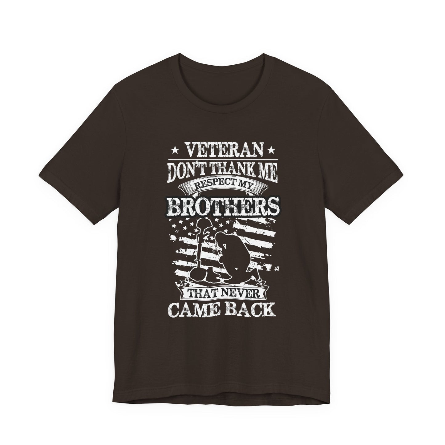 Army Veteran Patriotic Graphic Design Unisex Cotton T-Shirt v60