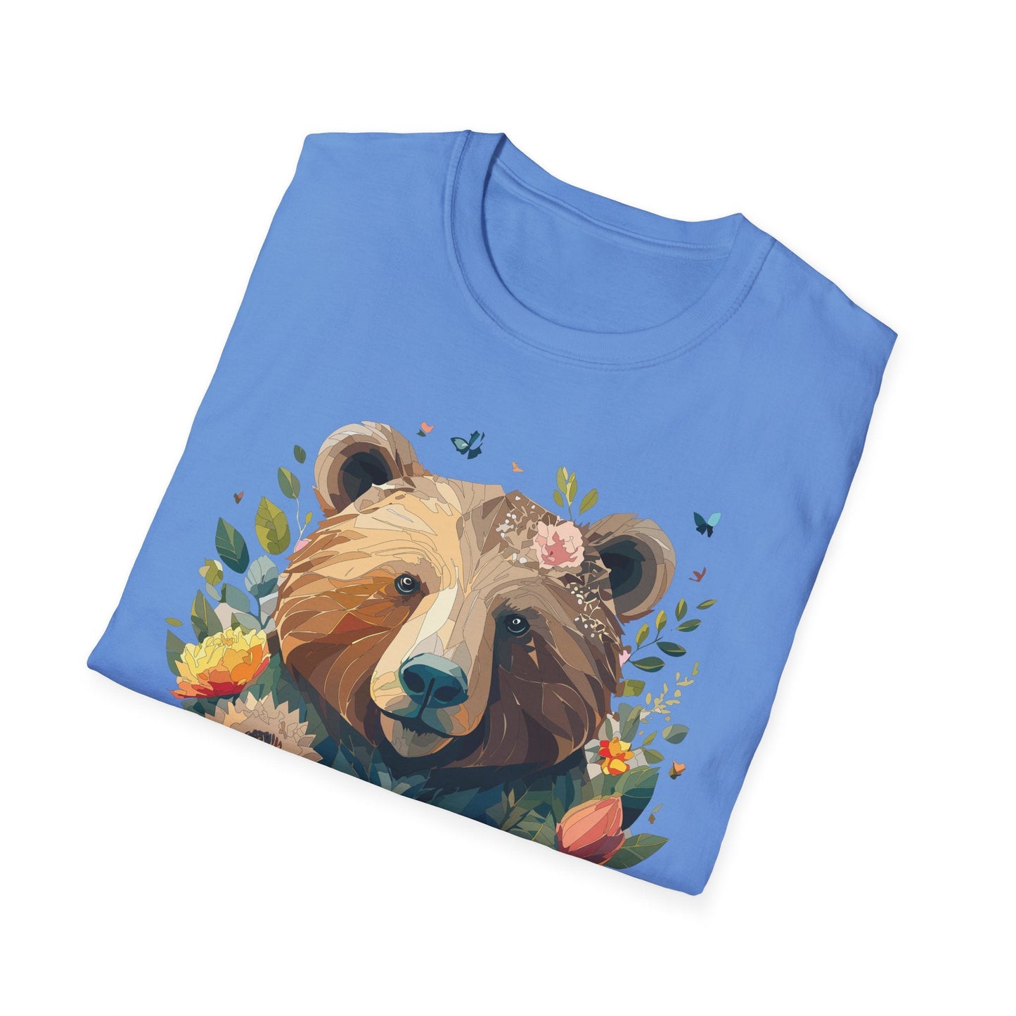 Bear T Shirt Unisex Teddy Bear Tee Gildan Softstyle 64000 100 Percent Ring Spun Cotton