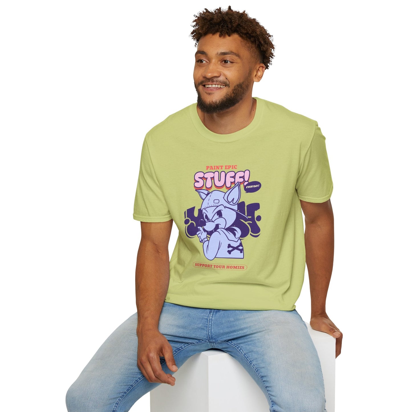 Funny Animals Shirts Unisex Graphic Tee Soft Cotton Gildan Softstyle 64000 Comfortable Everyday Wear